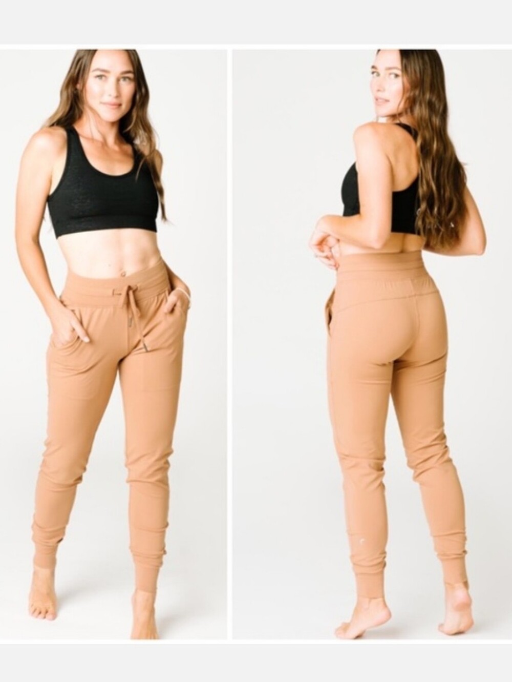 Zyia Ascend Joggers Camel Womens Large
